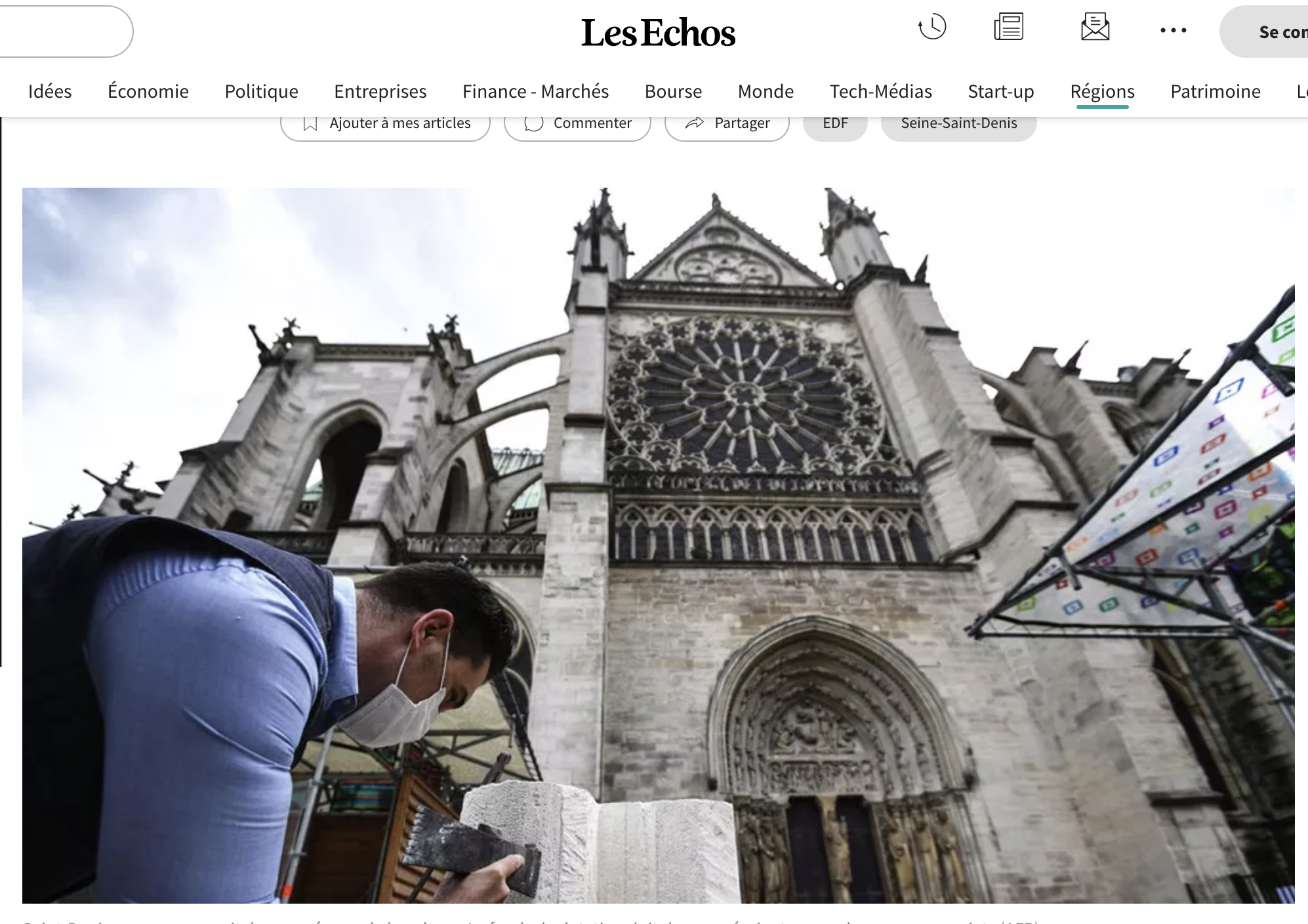 Article des Echos du 15 mai 2023